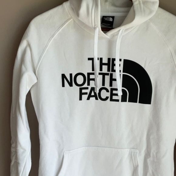 The North Face Pullover Hoodie Women’s White/Black M - Picture 4 of 6